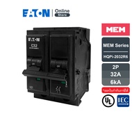 Eaton Miniature Circuit Breaker (MCB) 32A 2P Characteristic: C 6kA HQPi-2032R6 |
