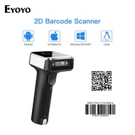 [🚚Shipping from Bangkok🚛]Eyoyo เครื่องสแกนบาร์โค้ดไร้สาย 2.4G 1D Barcode Scanner ผ่านตัวอ่านบาร์โค้ด