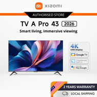 Xiaomi TV A Pro 43" 2026 - 4K QLED Quantum Display | High Refresh rate