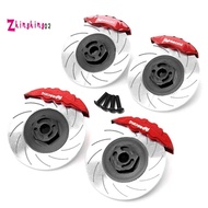 4Pcs Metal 12Mm Wheels Hub Rim Brake Disc Caliper for 3RACING  D5S D5 1/10 RC Car Upgrade Parts,3