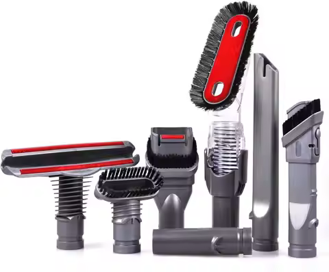 7-Piece Vacuum Attachments Set Compatible with Dyson Models V6 DC44 DC33 DC35 DC39 DC58 DC59 DC62 DC