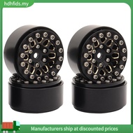 [in stock]4Pcs 1.0 Brass Beadlock Wheel Hub Rim for Axial SCX24 AX24  TRX4M FCX24 1/18 1/24 RC Crawl