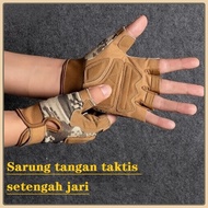 Tactical gloves half finger exercise fitness protective cycling fitness gloves outdoor mountain clim