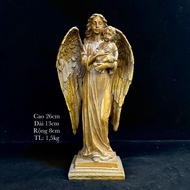Bronze guardian Angel statue, European style statue