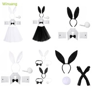 Winu Easter Bunny Costume Set Bunny Cosplay Costumes For Women Rabbit Headband Costume Bunny Tutu Co