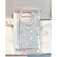 Creative Soft Pink Star Graffiti Case hp Redmi Note 14 Pro Plus 5G Note 14 4G Note 14 5G 15C A5 A3 9