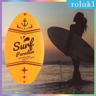 [Roluk] Skimboard Surf Board Wooden Skim Board Beach Sand Board for Teens Children