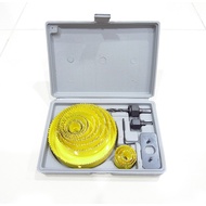 YY DiY 16pcs 19mm-127mm Solid Hole Saw Set