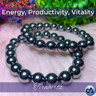 High Quality Terahertz [PRODUCTIVITY AND ENERGY] Bracelet (10mm) Authentic Crystal 16cm
