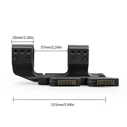 30MM Dia Mount QDP-4616 Cantilever 34mm Scope Mount 1.5" Center Hight H38mm 6MIL QDP rifle scope mou
