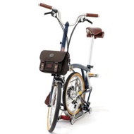 Front Block Folding Bike Bag Brompton Fnhon Sally supernova brown