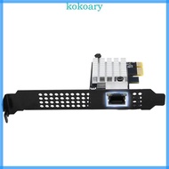 KOK 10Gbps Ethernet Adapter PCIe4 0 X1 Slot Optimized For Gaming NAS Servers