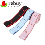 REBUY Yoga Resistance Band, Yoga Training 8/10/12 Grid Fitness Resistance Bands, Assist Band Textile
