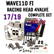 WAVE110 FI RACING SUPER HEAD 4VALVE 17/19 LEO