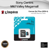 Kingston Canvas Go Plus 1TB (Canvas Go Plus GEN 4) microSD memory card 4K UHD