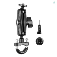 PULUZ PU701B Motorbike Bike Handlebar Mount Bracket Motorcycle Bicycle Camera Holder 1/4 Inch Screw 