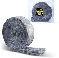 5 LB Grade #0 SIMBA Steel Wool Reel - 3.5 in x 115 FT, FINE, Multi-use, Rust Remover, Metal Protecto