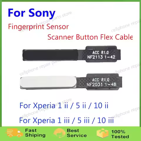 A++ Quality Fingerprint Sensor Scanner Button Flex Cable For Sony Xperia 1 II / 5 II /10 II/1 III/5 