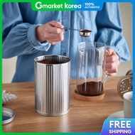 IKEA | Betthaj Beta-I Container with Lid 1.3L for Coffee and Tea Storage Silver 8X16Cm Diameter