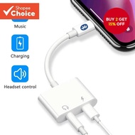 Headphone Adaptador for IPhone 14 13 12 11 X 8 7 Plus Aux Audio Splitter for Lighting To 3.5mm Adapt