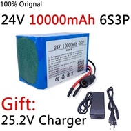 🔥18650Li-ion Battery Pack24V6S3P10Ah Electric Bicycle Moped Lithium Ion Battery Pack With BM
