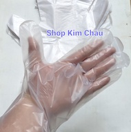 1kg Bao tay xốp - bao tay nilon găng tay dùng 1 lần tiện lợi chất liệu nilon dày  dai  khó rách