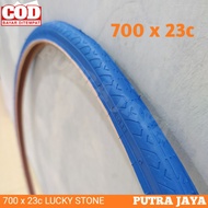 Bicycle Tires 700 x 23 C Blue Road Bike Outer Tires Fixie 700 x 23C Lucky Stone High Quality
