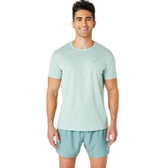 ASICS :  SILVER SS TOP MEN RUNNING ผู้ชาย เสื้อคอกลม ของแท้  LIGHT CELADON