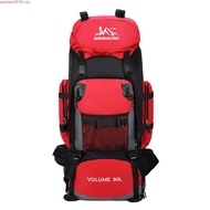 90L Camping Outdoor Backpack Men Women Large Capacity Outing Working Travel Luggage Bag Waterproof B