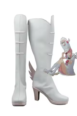 Kill la Kill Nonon Jakuzure Pink White Cosplay Boots Custom Made