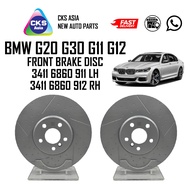 (CKS) BMW G20 G32 G11 G12 X5 G05 X6 G06 MP-4POT BRAKE DISC FRONT 348MM (1SET 2PCS)