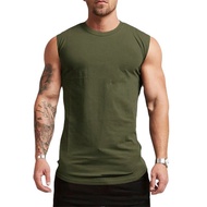 Compression Bodybuilding Fitness Workout Mens Gym Sports Summer Cotton Printed Casual Fashion Sleeve