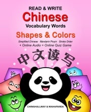 Read &amp; Write Chinese Vocabulary Words - Shapes &amp; Colors Bonnie &amp; Elsie