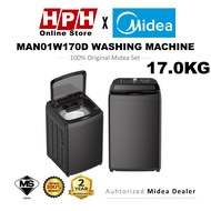 Midea Fully Auto Washing Machine (7.5KG / 8.5KG / 9.5KG / 10.5KG) MA100W75 MA100W85 MA100W95
