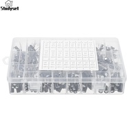 Studyset IN stock 500 Pcs/set 24 Value Plug-in Electrolytic Capacitor Assortment Box Kit Range 0.1uf