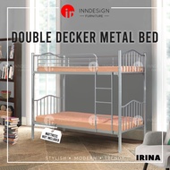 [INNDESIGN.SG] Irina Double Decker Bed (Fully Assembled and Free Delivery)