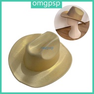 OMG Lightweight Fedora Hat Woman Men Felt Ladies Cowboy Hats Party Sequins Western Style Hat Bonnet 