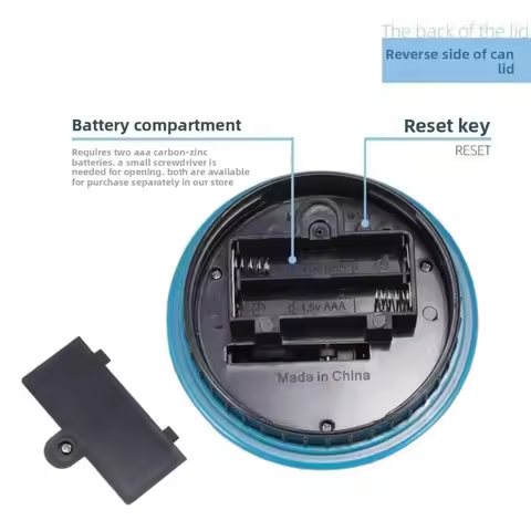 ABS Electronic Coin Bank 1.8L Large Capacity LCD Display Digital Coin Counter Coin Counting Coins St