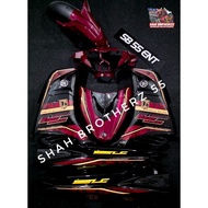 COVERSET LC V4-V7/RS/RSX/Y15/Y16/AVANTIZ TITAN MEROON SE CUSTOM 2025 ❗