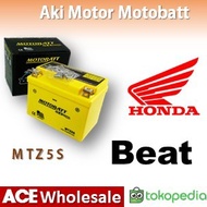 Aki Motor Honda Beat MOTOBATT MTZ5S aki kering Beat Fi