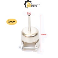 3mm torch cap with retaining screw for torch station 898, 850, 852D 852D+, 950 850A 22mm diameter