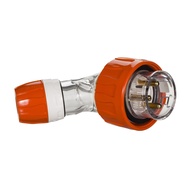 [S56PA320EO_G15] Schneider Electric S56 Angled Plug 20A 3 Round Pin IP66 (Orange)