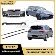 Volkswagen VW Golf MK8 GTI Clubsport Bodykit Front Bumper Side Skirt Rear Diffuser