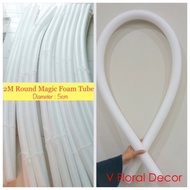 Magic Stick Span Panjang/Foam Tube Flower Deco/Flexible Foam Stick/Magic Foam Square/Hiasan Pelamin