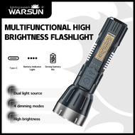 WARSUN B350 COB   Lampu Suluh COB WARSUN B350 Multifungsi, Kecerahan Tinggi, Mudah Alih untuk Kerja 