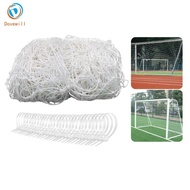 Dovewill Soccer Net for 12 ft x 6 ft Portable White and Soccer Straps Football Netting