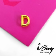 IBUY 916 Gold D Alphabet Charm 0.93G 22K (916)
