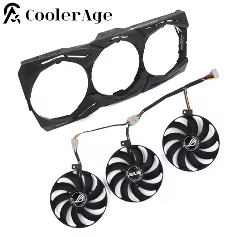 New 87MM T129215SU Graphics Card Replacement Fan For ASUS ROG STRIX RTX 2070S 2080 2080Ti RX 5600 57