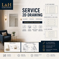 Professional 2D Drawing Service Design Fee