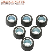 6PC BWS125 Zuma125 YW125 Variator Roller 12g Weights 20x12mm For Yamaha Cygnus R Majesty X-City X-Ma